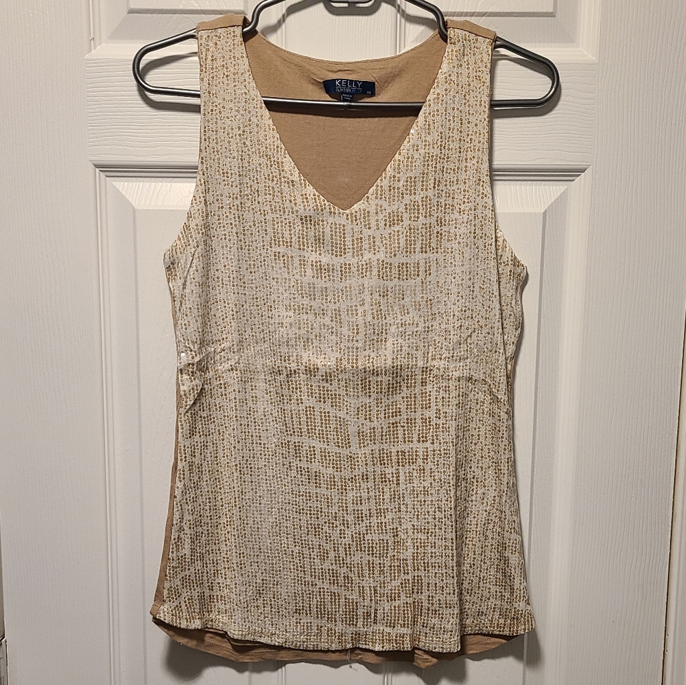 KELLY BY CLINTON KELLY SEQUIN TOP, SIZE XS